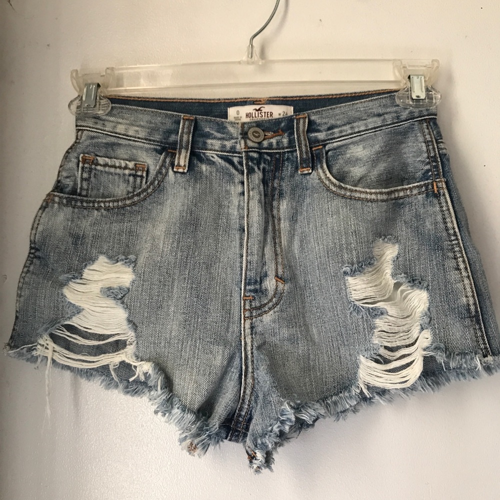 Hollister Distressed Jean Shorts